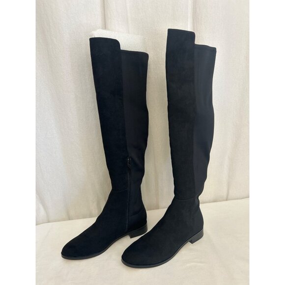J Crew Factory Sueded knee-high boots with stretch BJ26 Size 9H